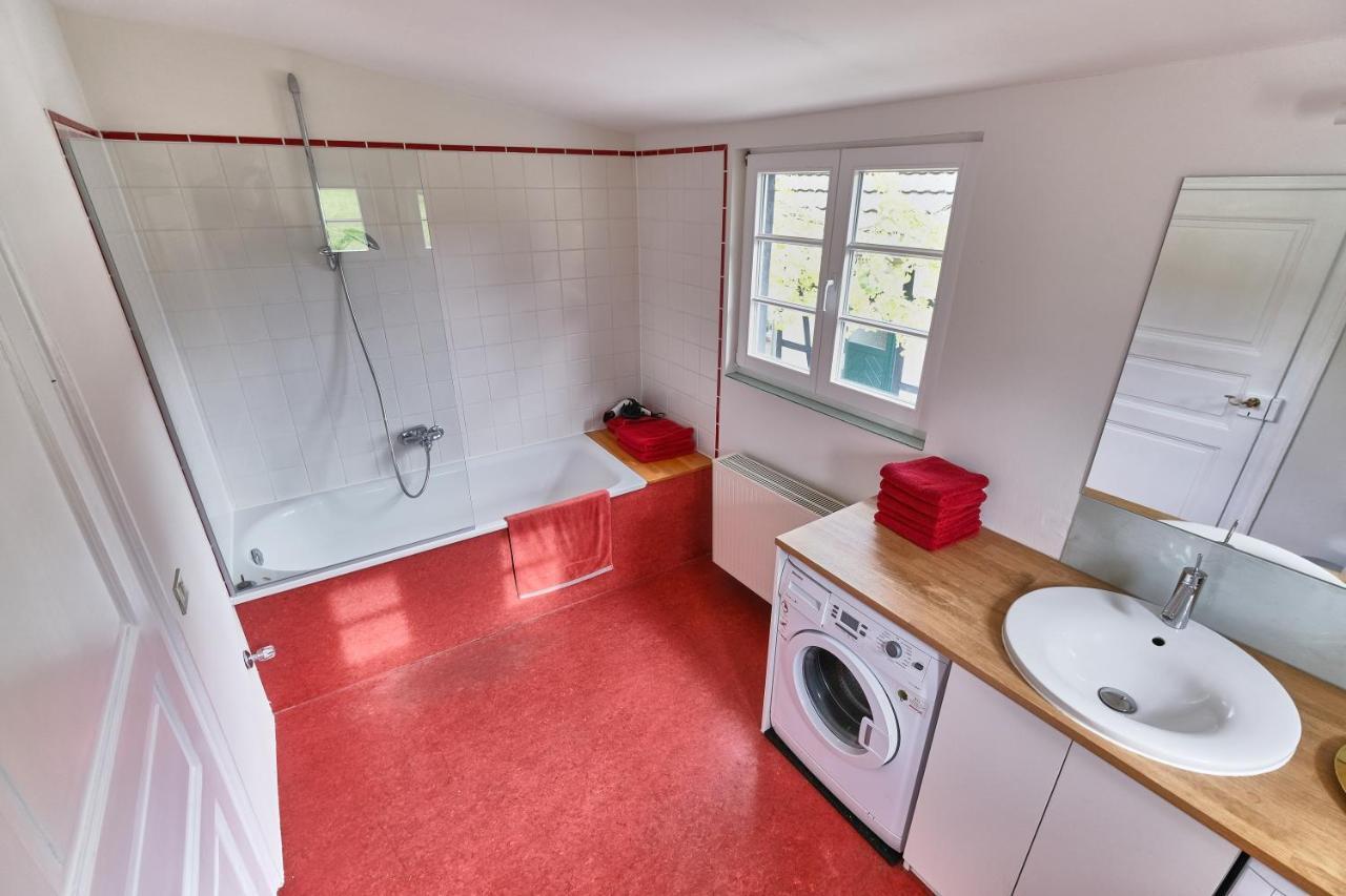 Ferienwohnung Im Fachwerkhof 'Haus In Bewegung' Seelscheid Eksteriør bilde