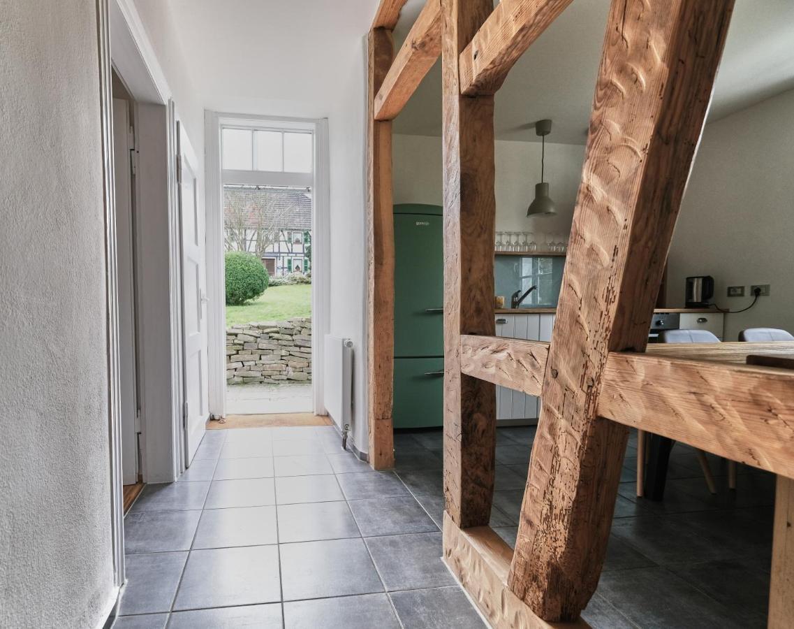 Ferienwohnung Im Fachwerkhof 'Haus In Bewegung' Seelscheid Eksteriør bilde
